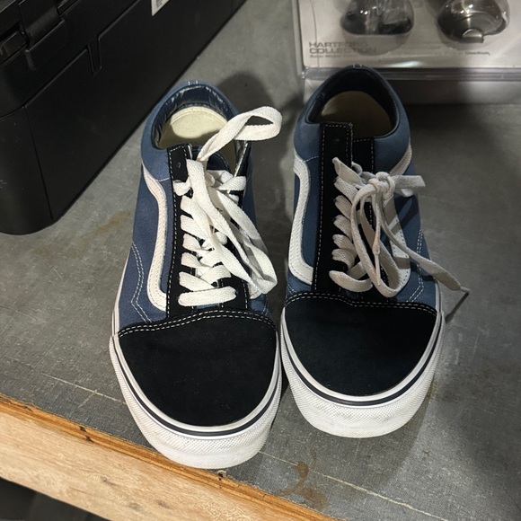 Vans Blue and Black Men's Shoes - Picture 1 of 3